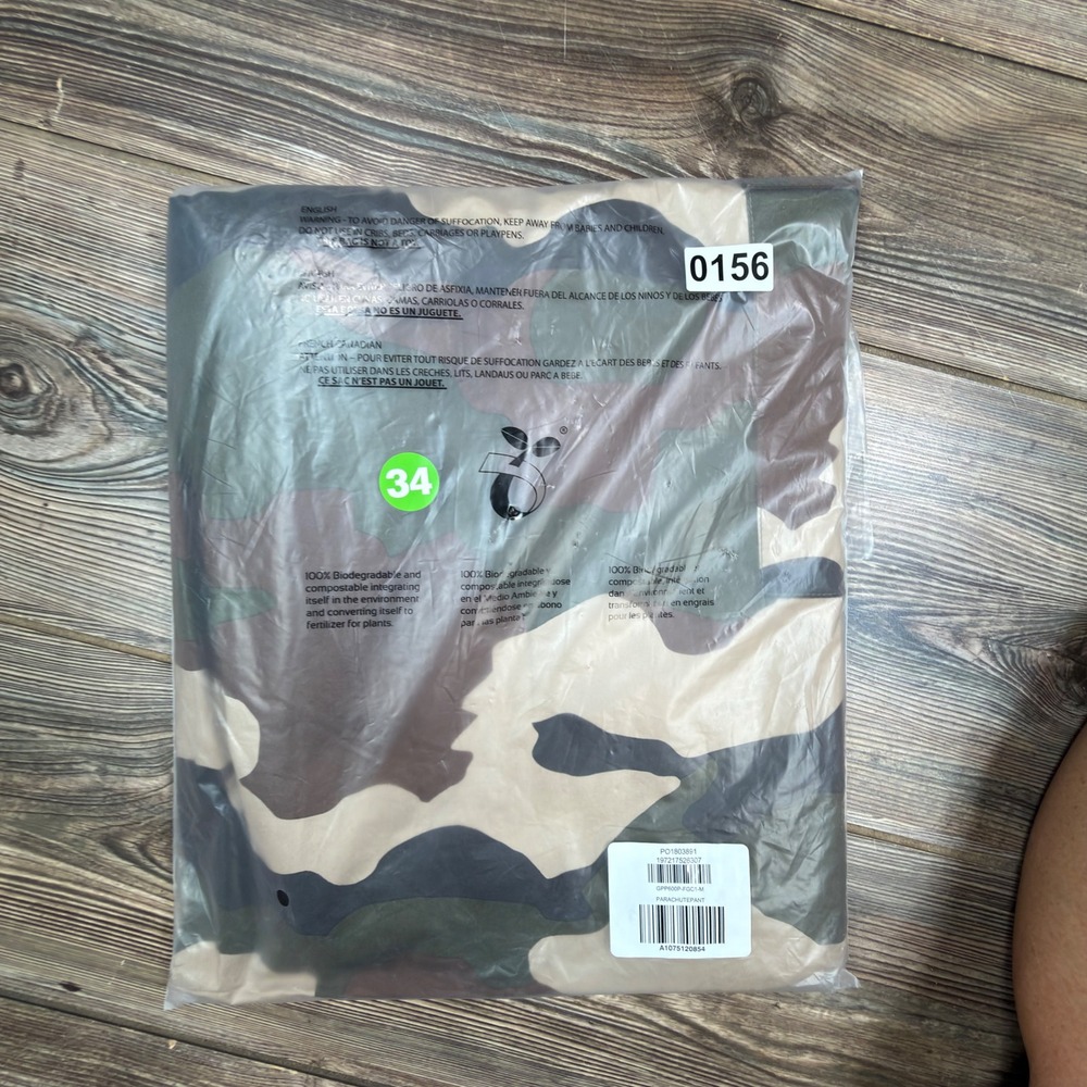 Good American Women M Parachute Pants Fatigue Green Camo GPP600P NWT - Picture 8 of 14